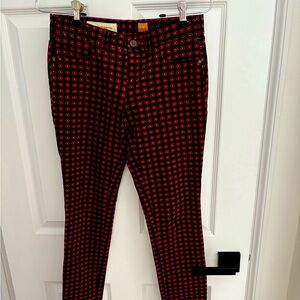 Gorgeous Anthropologie Pilcro and the Letterpress corduroy pattern pants